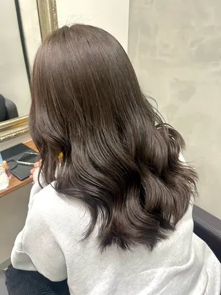 ミディアム カラー risa🌟池袋/ カットモデル/カラーのヘアスタイル