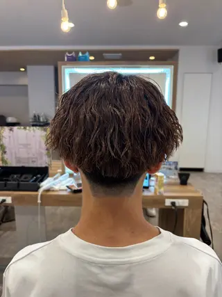 パーマ メンズ little/頭身浴 /カヤノケイスケのヘアスタイル