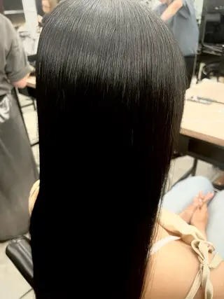 ロング カラー 🎈ブリーチなし暖色 カラー/レッド/ゆいのヘアスタイル