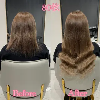 ショート シールエクステ ♡SAORI♡のヘアスタイル