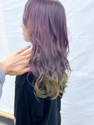 セミロング カラー カラーパティシエ facce🌼ikoのヘアスタイル