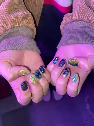 ネイル .unff所属・hana (..)個 性派/メンズネイル◎のネイルデザイン