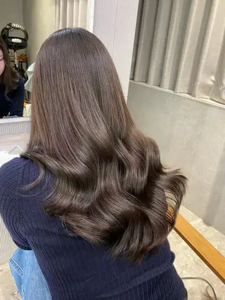 セミロング カラー 田島 泰雅のヘアスタイル