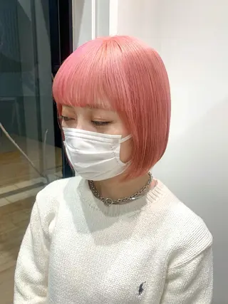 ショート カラー ヘアアレンジ yuka .のヘアスタイル