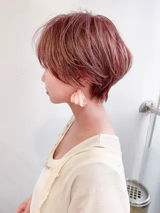 ショート カラー ショート/レイヤー なら石井知希のヘアスタイル