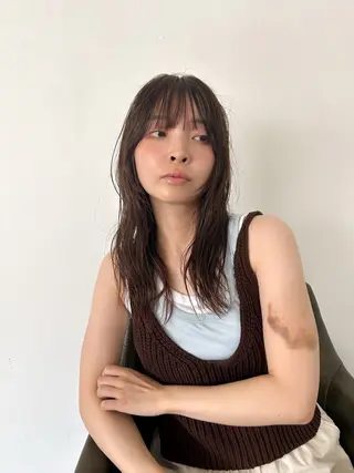 ロング パーマ メイ🩰wカラー/ お呼ばれヘアのヘアスタイル