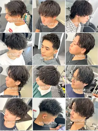 ミディアム MENS FEEL所属・メンズパーマが上手い 💇RYO❤️‍🔥のヘアスタイル
