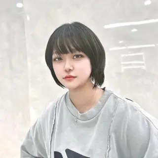 ショート 韓国顔まわり/前髪 /レイヤー/いつきのヘアスタイル
