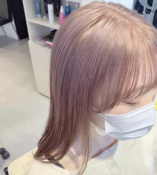 ロング カラー ブリーチソムリエ認定 梅田茶屋町Eir辻のヘアスタイル