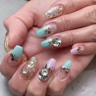 ネイル nail&eyelash mate所属・京都/東向日/桂 ayumiのネイルデザイン