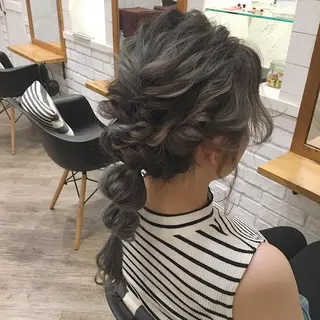 ロング カラー ヘアアレンジ 🌟アレンジが似合う カラー🌟Rumiのヘアスタイル