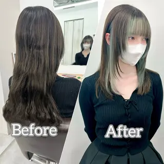 ミディアム ブリーチなし/レイヤ ー特化🌈Tommyのヘアスタイル