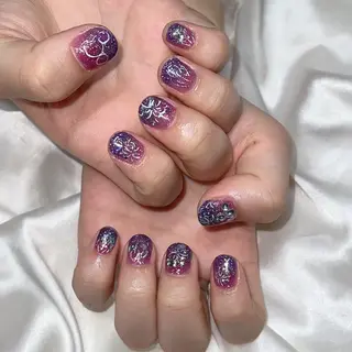 ネイル 🌖す い🌒のネイルデザイン