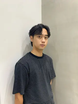 ミディアム パーマ メンズ fifth天神大名メンズサロン(フィフス)所属・fifth天神パーマ 特化/大田宗一朗のヘアスタイル