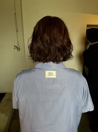 ミディアム パーマ room3小出 奈央子のヘアスタイル