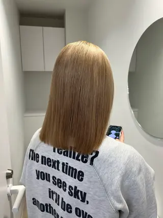 ミディアム アレンジ/ブラウン カラー HARU🕯のヘアスタイル