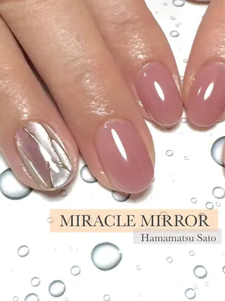 ネイル ミラクルミラー 町野のネイルデザイン