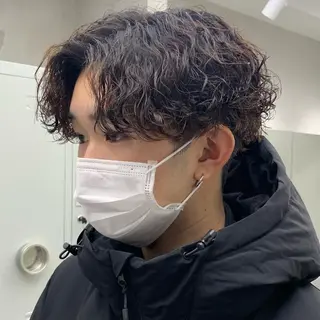 ショート パーマ メンズ fifth  SAKAE所属・SENTA✨メンズ パーマ✨fifth栄のヘアスタイル