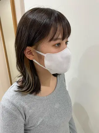 ショート 巻けるケア縮毛矯正✨ ケアカラー✨山下のヘアスタイル