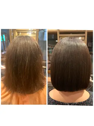 ショート カラー A10+α所属・加茂 しのぶのヘアスタイル