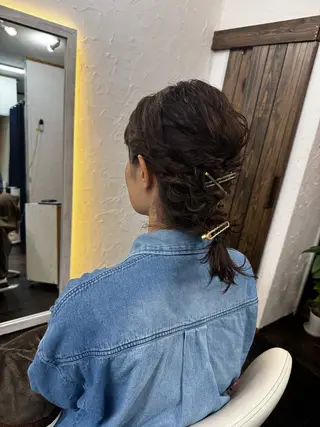 ヘアアレンジ hair&make yurau所属・古民家ｻﾛﾝ/みうら あや\ﾏﾝﾂｰﾏﾝのヘアスタイル
