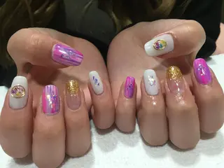 ネイル Sympa 𝓜iwako🐰ᩚのネイルデザイン