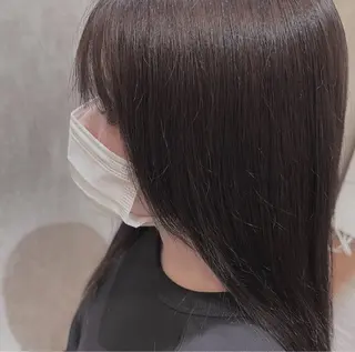 セミロング カラー やました りんのヘアスタイル