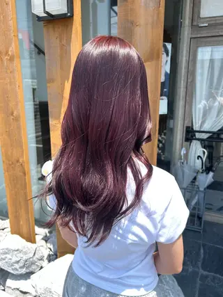カラー 小久保音々華/ 髪質改善/暖色カラーのヘアスタイル