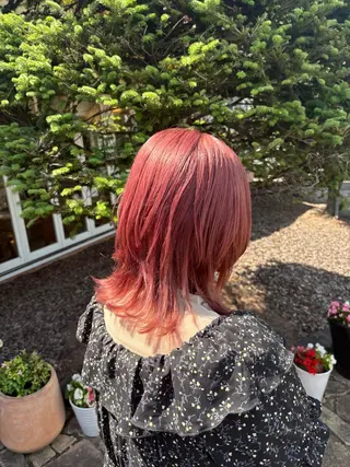 ミディアム カラー Flat /rina🧸のヘアスタイル