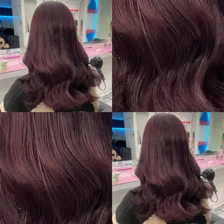 ロング カラー ガーリー♡女の子っぽ ヘア♡ピンクカラー♡のヘアスタイル