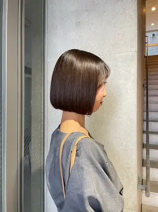 ミディアム 秋山 裕香のヘアスタイル