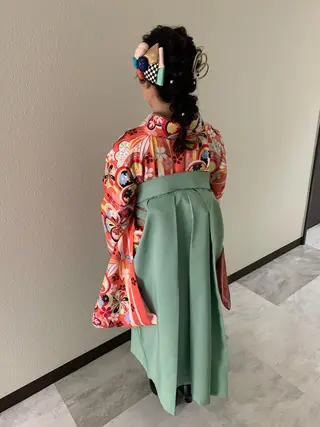 セミロング Delight ヘアメイク着付けのヘアスタイル