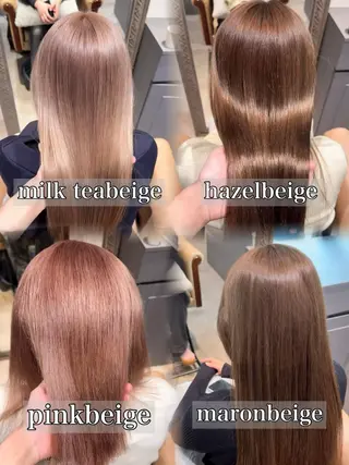 ロング カラー 透明感カラー×ケア ブリーチTakeruのヘアスタイル