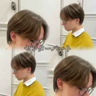 ショート メンズ 🫧ダブルカラー/ パーマ/愛莉🫧のヘアスタイル