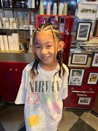 セミロング ヘアアレンジ キッズ 横浜ロングミディアム レイヤー/ 平林侑馬のヘアスタイル