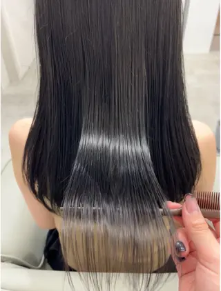 セミロング 髪質改善/美髪 透明感/nanakoのヘアスタイル