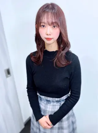 セミロング カラー 柿本拓【全席完全個室 ログネオン】のヘアスタイル