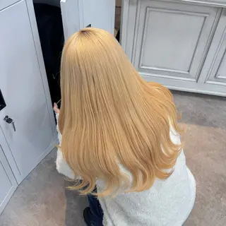 ロング カラー JUNSHIN🦋 ヘアセット／カラーのヘアスタイル