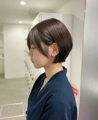 ショート モテヘア/グレージュ /ボブ/前原汐🎐のヘアスタイル