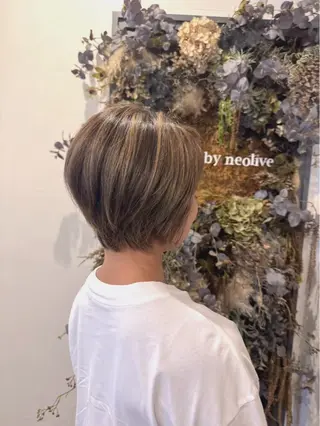 ショート カラー 🤍FUKUMURA 🤍のヘアスタイル