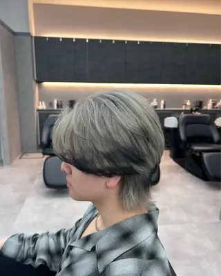 ショート カラー パーマ メンズ メンズ特化 👑YUTAのヘアスタイル