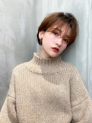 ショート カラー 🉐レイヤー/塩見 弘樹🉐渋谷のヘアスタイル