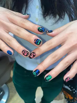 ネイル 個性派/中韓ネイル SAKURAのネイルデザイン