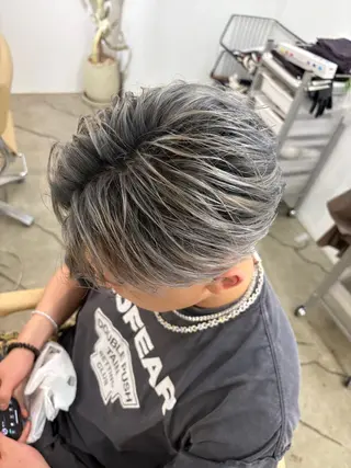 カラー メンズ メンズハイトーン特化 てるぼうのヘアスタイル