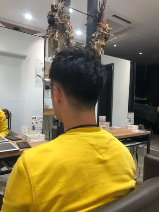 ショート メンズ 鈴村 大介のヘアスタイル