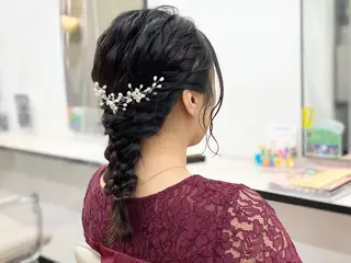 ロング ヘアアレンジ louwe 武藤幸世のヘアスタイル