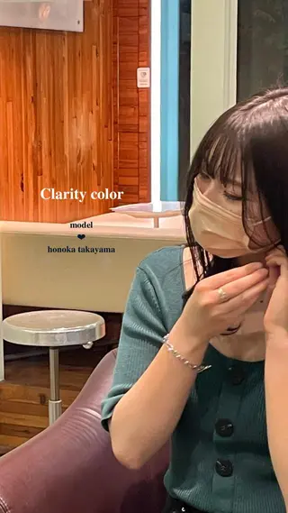 セミロング 丸山 愛万音のヘアスタイル