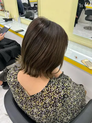 カラー 似合わせ💗骨格矯正 💗透明感カラー💗のヘアスタイル