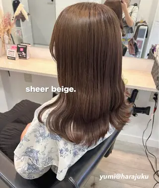 セミロング カラー パーマ ヘアアレンジ メンズ ワット 原宿のヘアスタイル