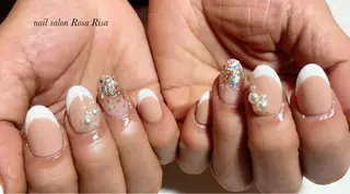 セミロング ネイル ネイルスタジオ シェイクユアハンズのネイルデザイン